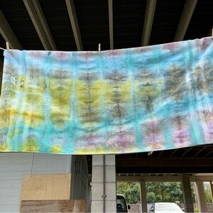 Colorful Tie-Dye Towel